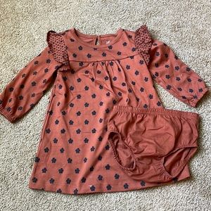 Dress with diaper cover